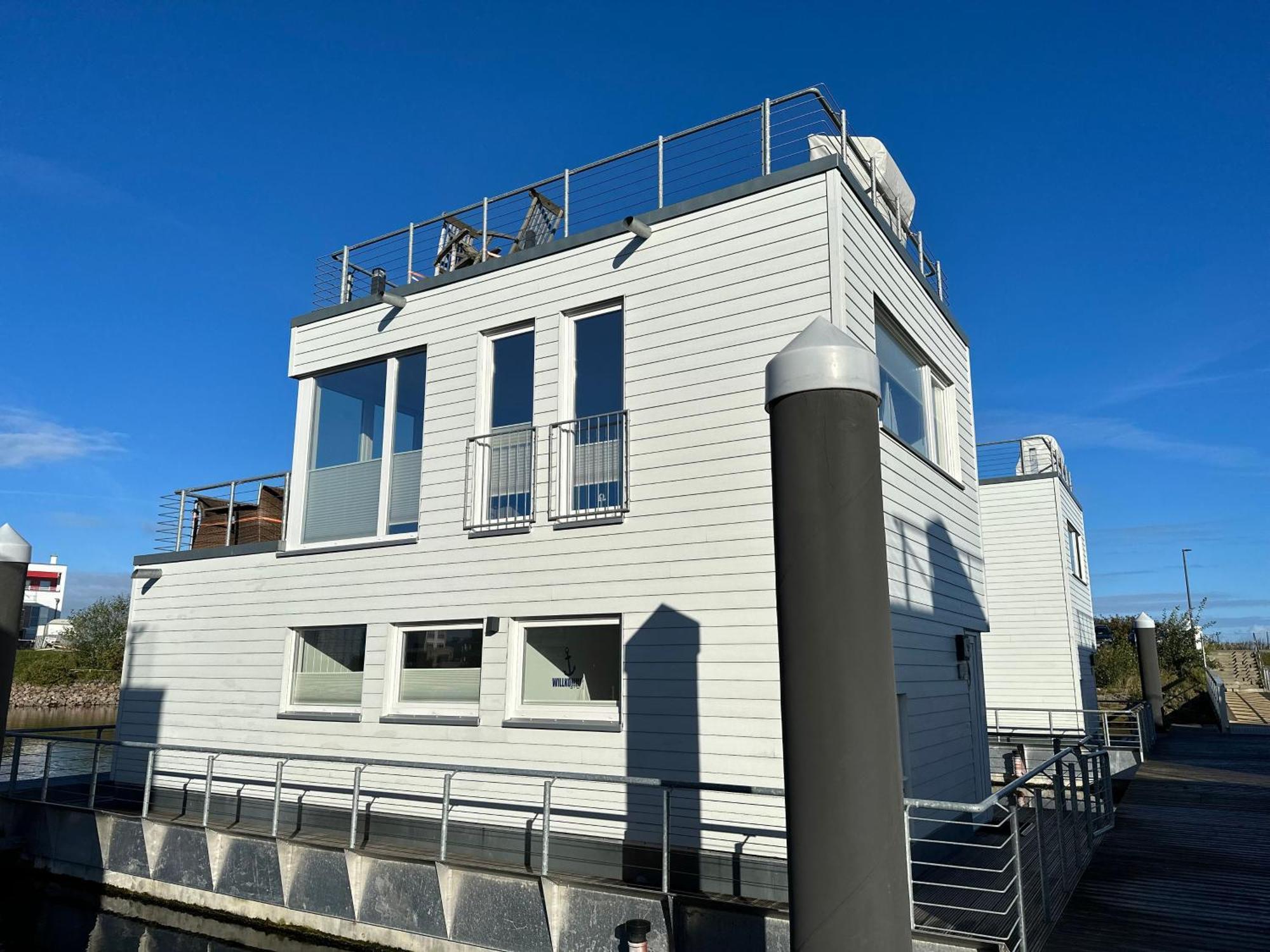 Hotel Schwimmendes Haus - An Bord Zwei Olpenitz Exteriér fotografie